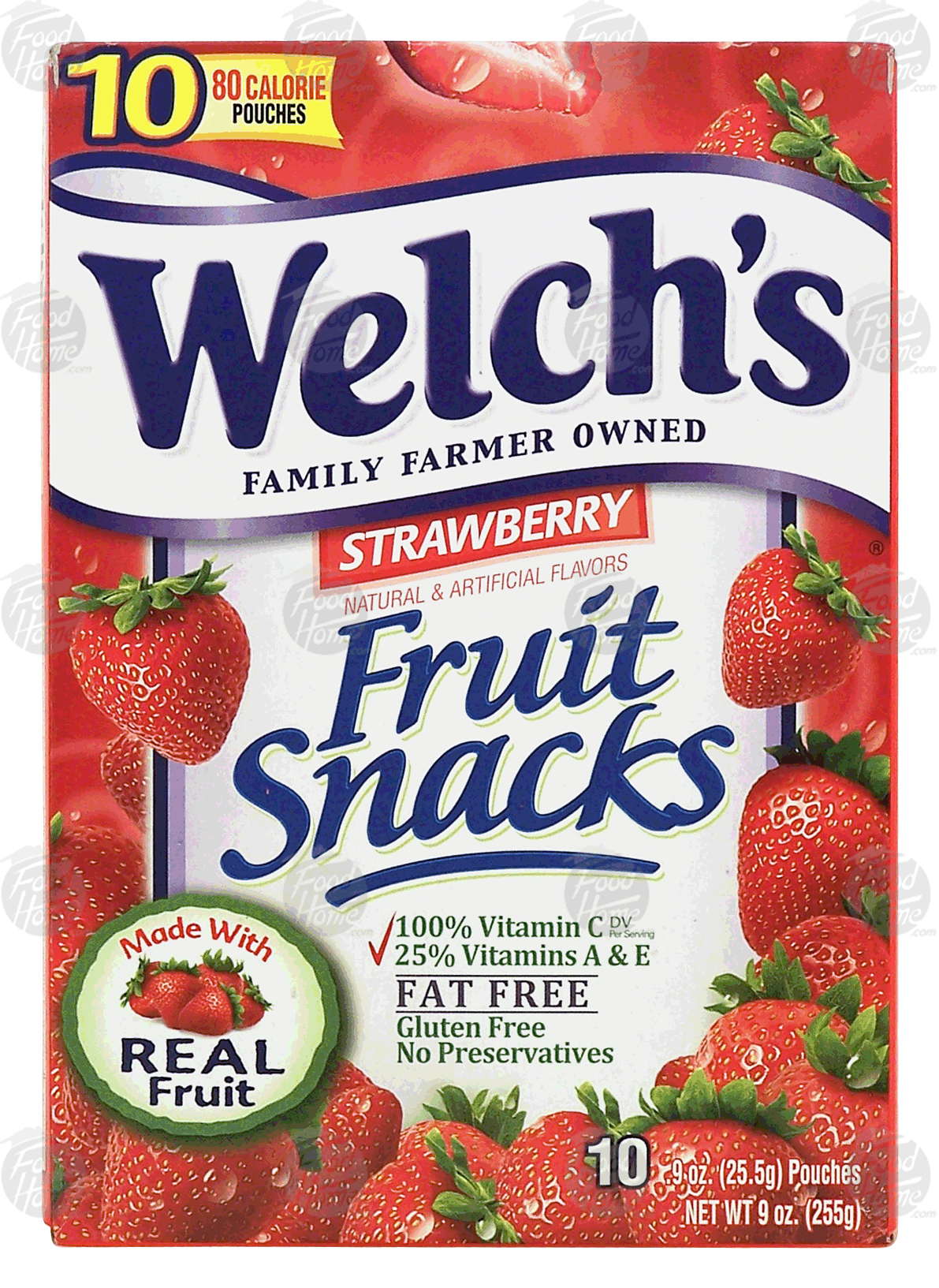 Welch's Fruit Snacks strawberry, made with real fruit Full-Size Picture